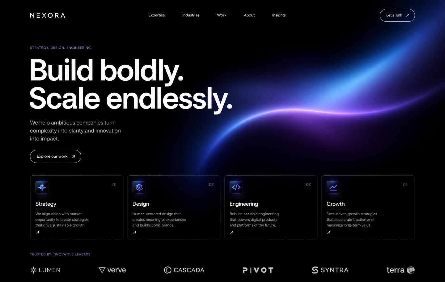 Moderne Premium-Webseite nach dem Relaunch durch IT Consultings Vienna